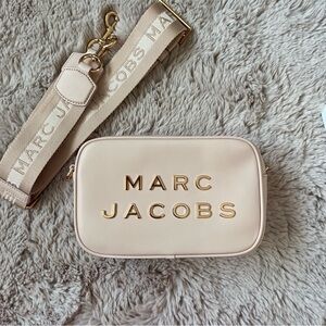 Marc Jacobs Perfect Flash Leather Crossbody Bag - Peach Whip Rose Gold
